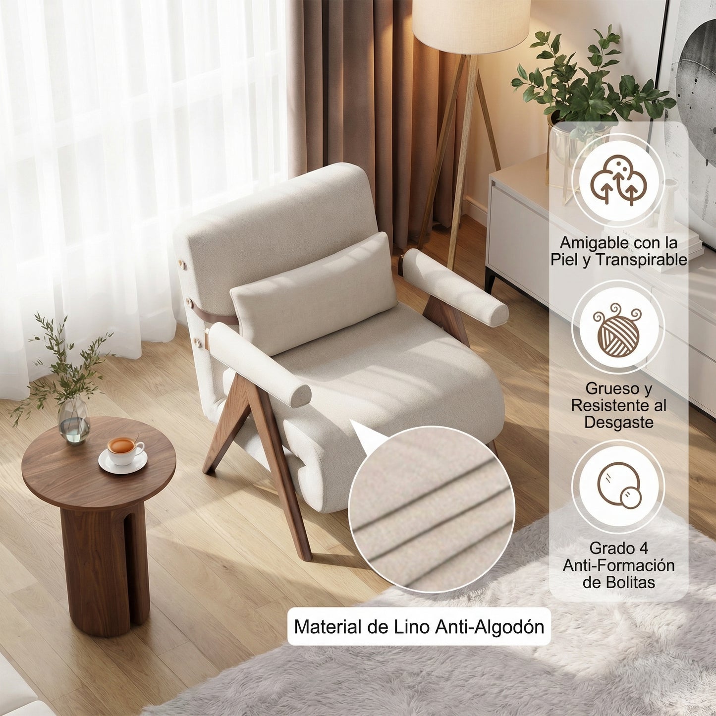 Convertible 3-In-1 Sleeper Chair