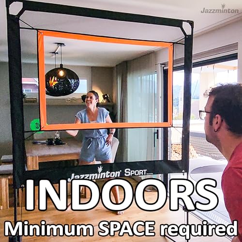 🏓🎾🪶 Jazzminton-Sport™ – The Original Paddle Game with a Net