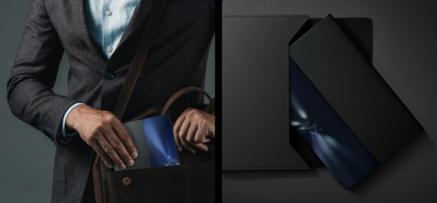 Hybrid Tablet-Laptop ASUS ZenBook 17 Fold OLED Laptop, 17.3” 4:3 Touch True Black 500 Display, Intel Evo Platform: Core i7-1250U CPU, Iris Xe Graphics, 16GB RAM, 1TB SSD, Windows 11 Pro, Tech Black, UX9702AA-XB79FT