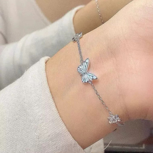 Pulsera Mariposa Azul Sueño Luminoso 🦋 