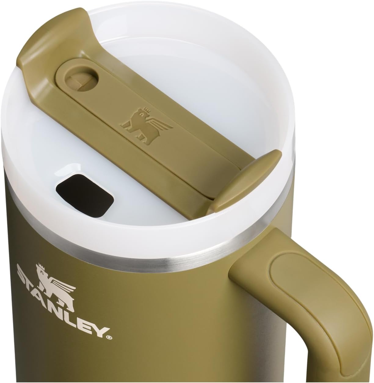 STANLEY Quencher H2.0 Tumbler with Handle and Straw 40 oz | Flowstate 3-Position Lid | Cup Holder Compatible for Travel | Insulated Stainless Steel Cup | BPA-Free