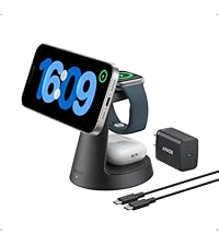 Anker Nano Power Bank, Ultra-Slim 5,000mAh Magnetic Wireless Charging Battery, Qi2 Certified 15W Max MagSafe-Compatible Portable Charger, Ergonomic Design, for iPhone Air/17/16 Series