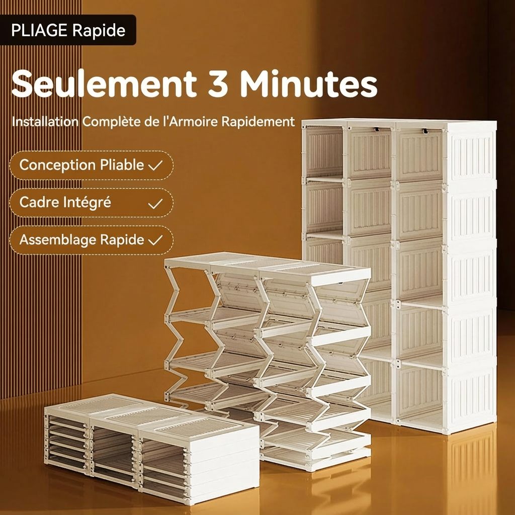 Montage rapide de l'armoire modulable