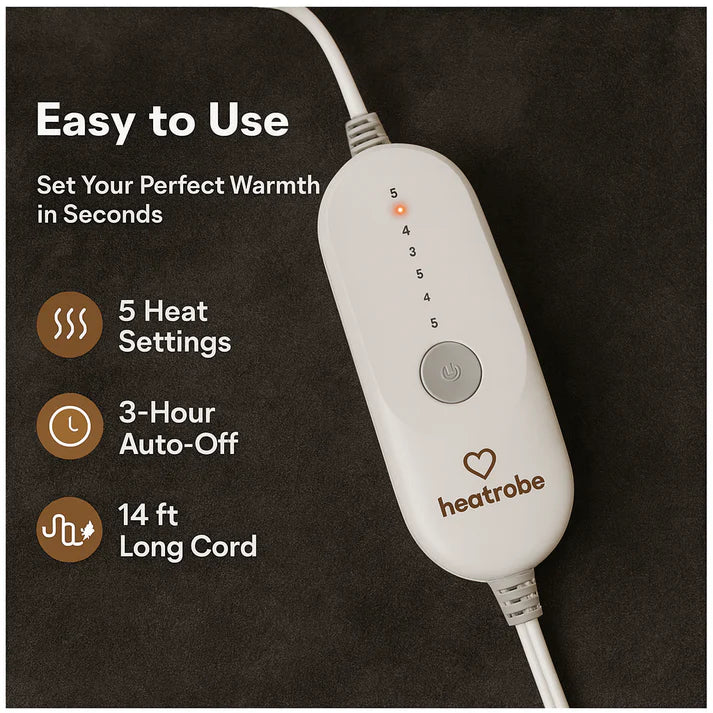 ☁️ The Comfort Cocoon™ Heated Wrap 🤎 (Gray)