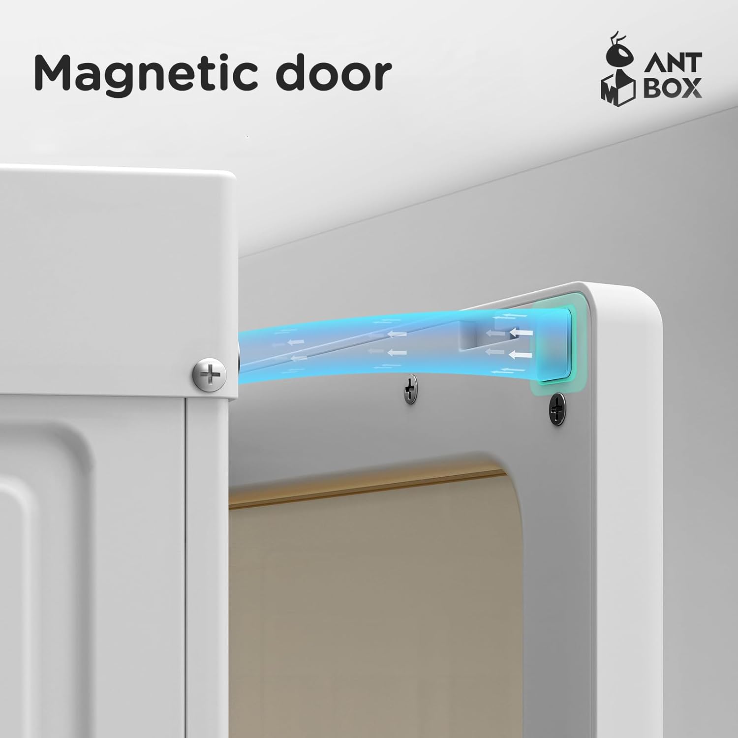 Détail des portes magnétiques