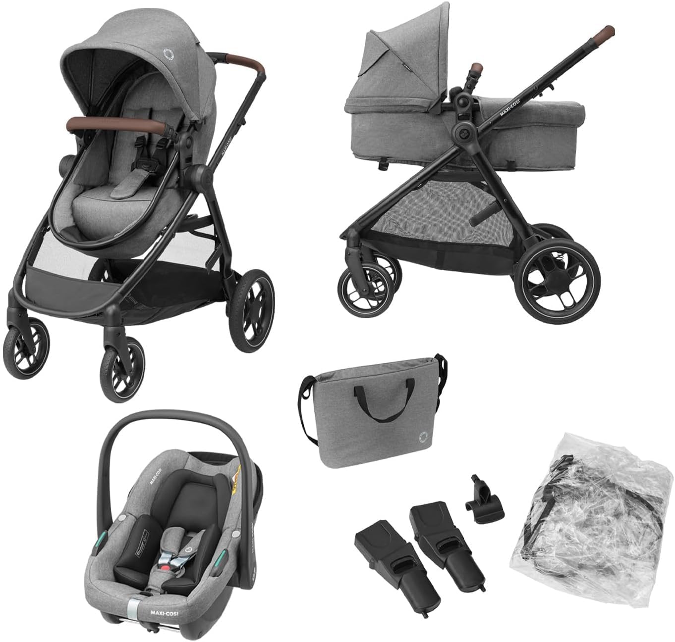 Maxi-Cosi Zelia S Trio 3-in-1 Prams Travel System