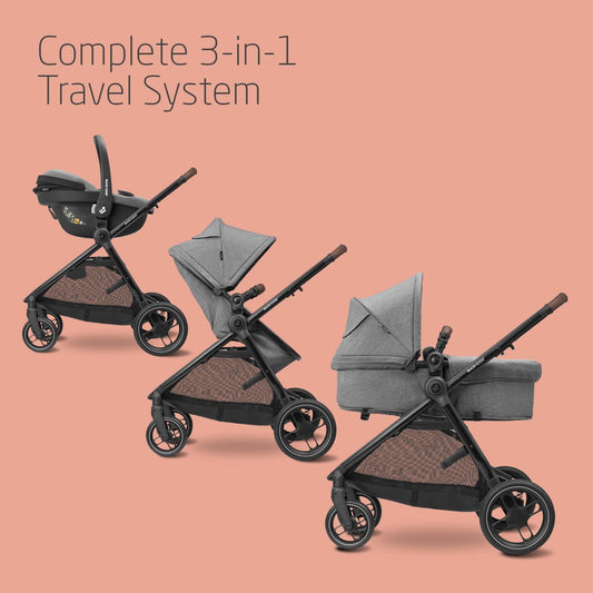 Maxi-Cosi Zelia S Trio 3-in-1 Prams Travel System