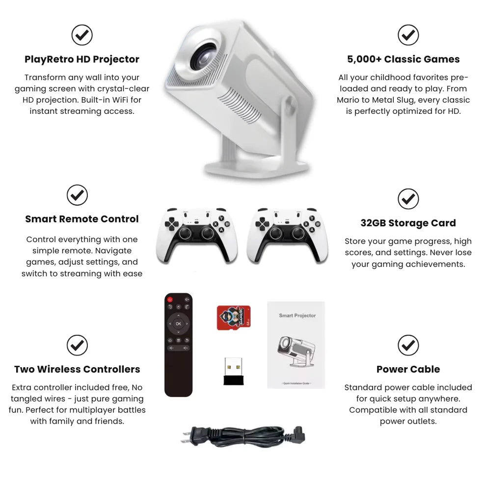 PlayRetro™ Game Projector