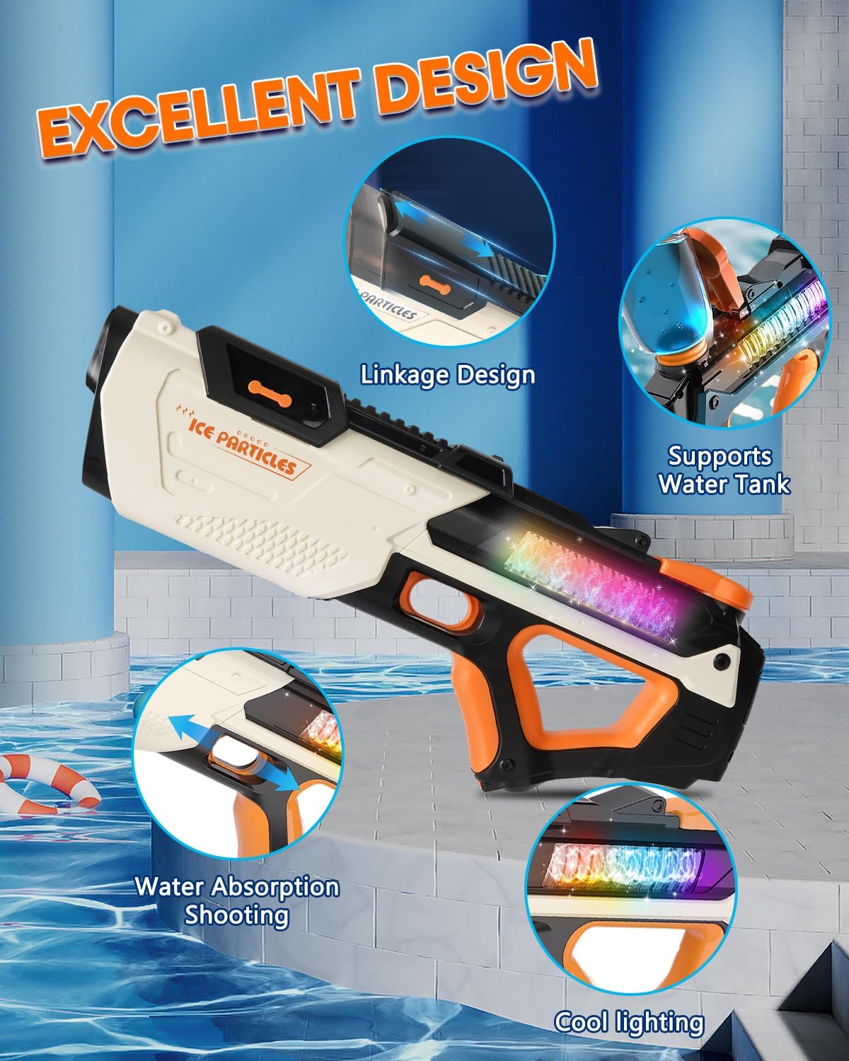 🔫 AquaBlaze -  Electric Water Blaster