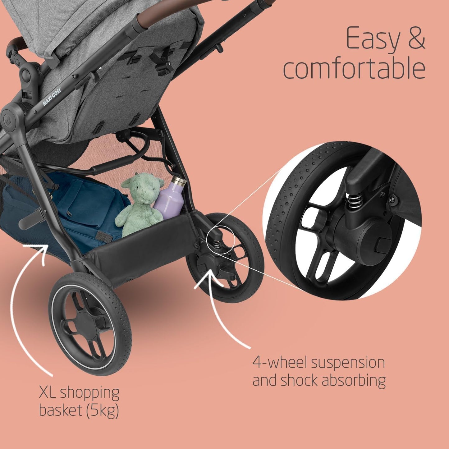Maxi-Cosi Zelia S Trio 3-in-1 Prams Travel System