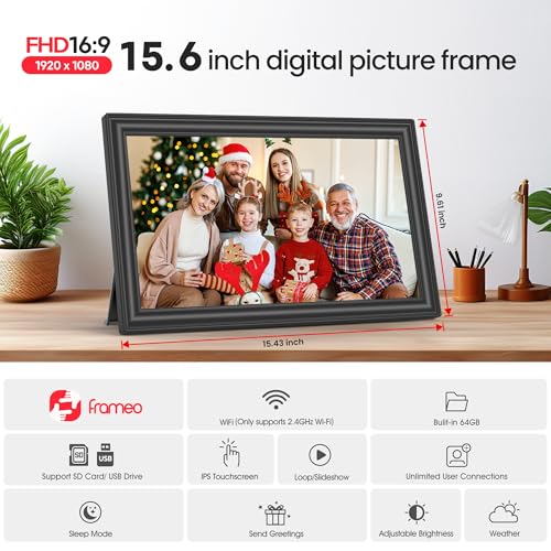 🖼️✨ Frameo Moments™ 15.6” Smart WiFi Memory Frame ✨🖼️