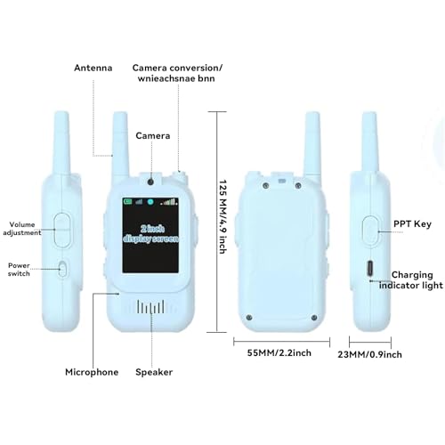🎥📡 VideoTalk Kids Walkie-Talkie Duo (Set Of 2)