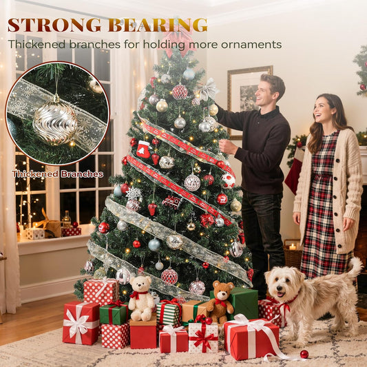 Artificial Lit Up Christmas Tree