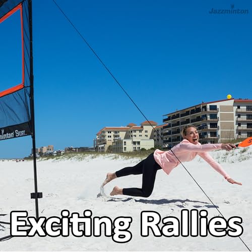 🏓🎾🪶 Jazzminton-Sport™ – The Original Paddle Game with a Net