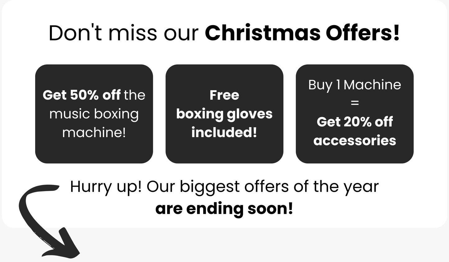 🥊 Music Boxing Machine + FREE Boxing Gloves 🎶