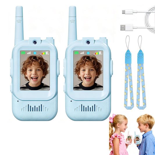 🎥📡 VideoTalk Kids Walkie-Talkie Duo (Set Of 2)