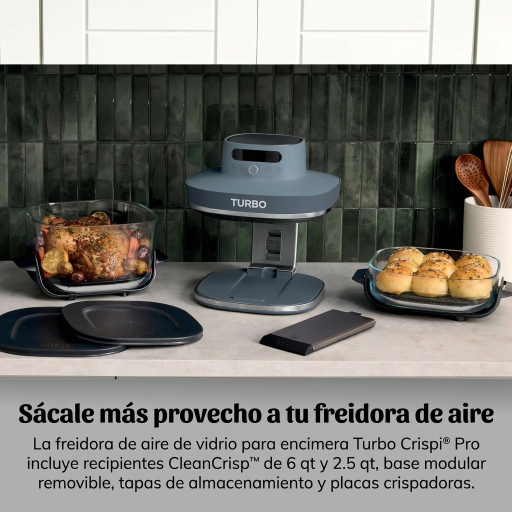 Freidora de Aire de Vidrio Turbo Pro