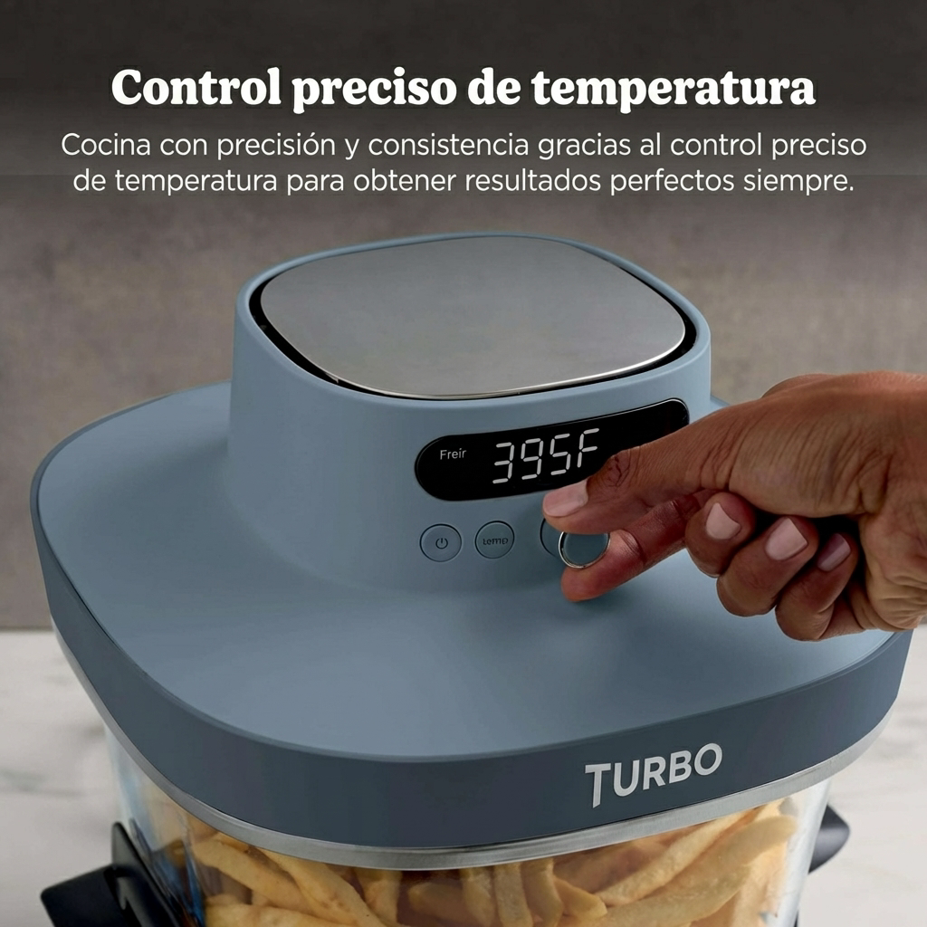 Freidora de Aire de Vidrio Turbo Pro