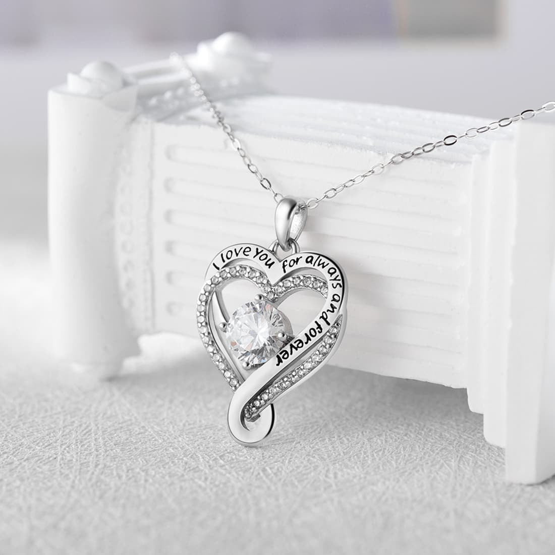 Forever & Always Heart Necklace