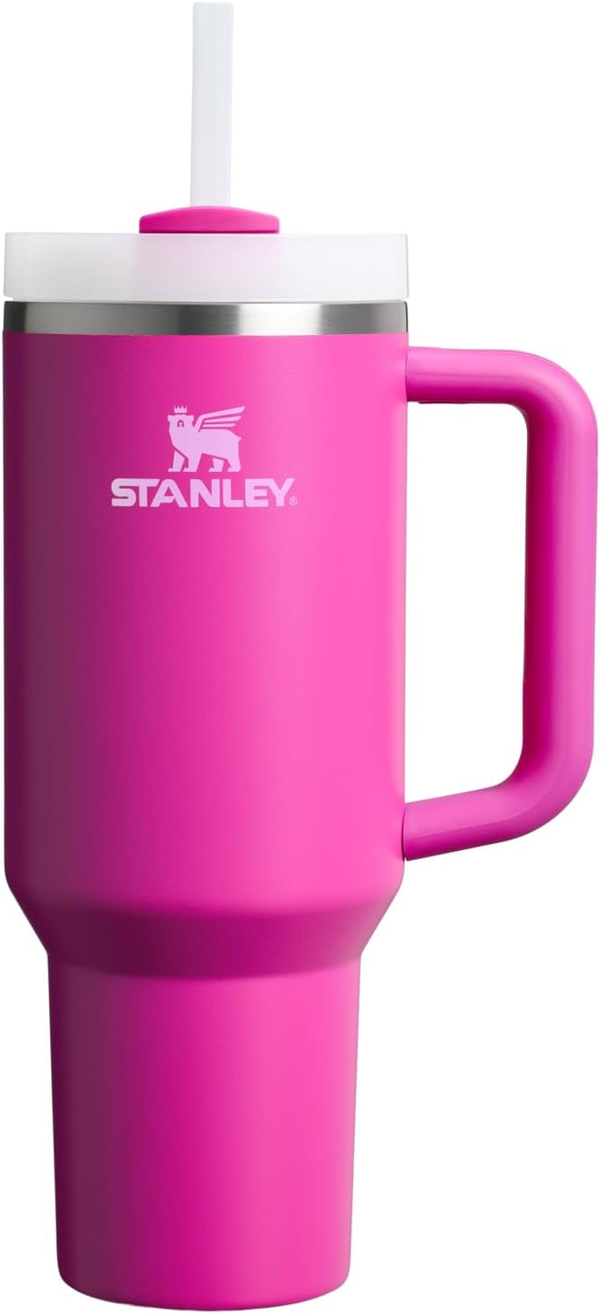 STANLEY Quencher H2.0 Tumbler with Handle and Straw 40 oz | Flowstate 3-Position Lid | Cup Holder Compatible for Travel | Insulated Stainless Steel Cup | BPA-Free